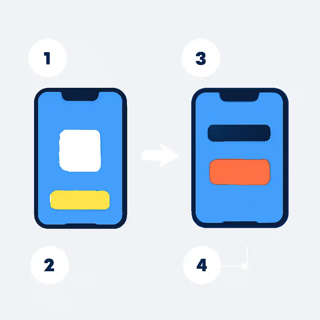 Annotated step diagram: open and close step by step process with numbered callouts, DPBoss