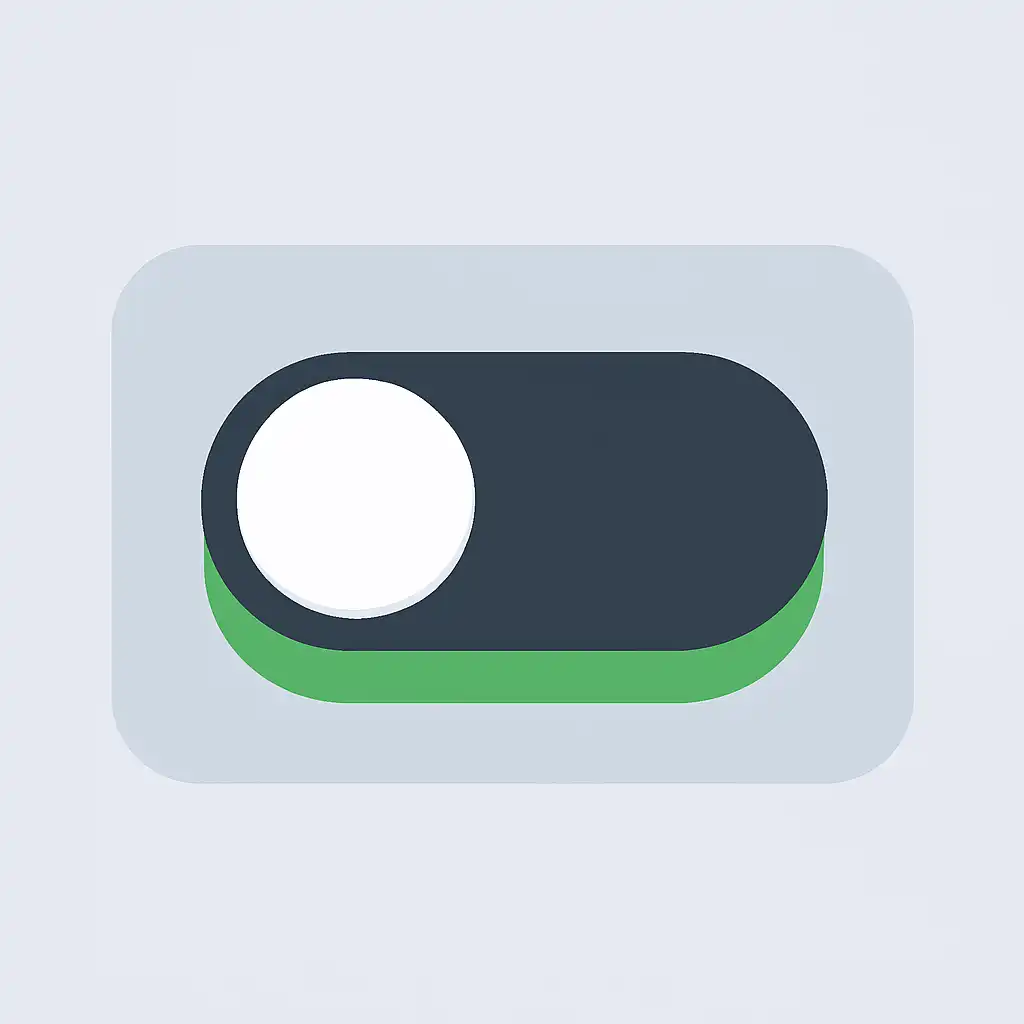 Close-up of button or form field for open and close, DPBoss