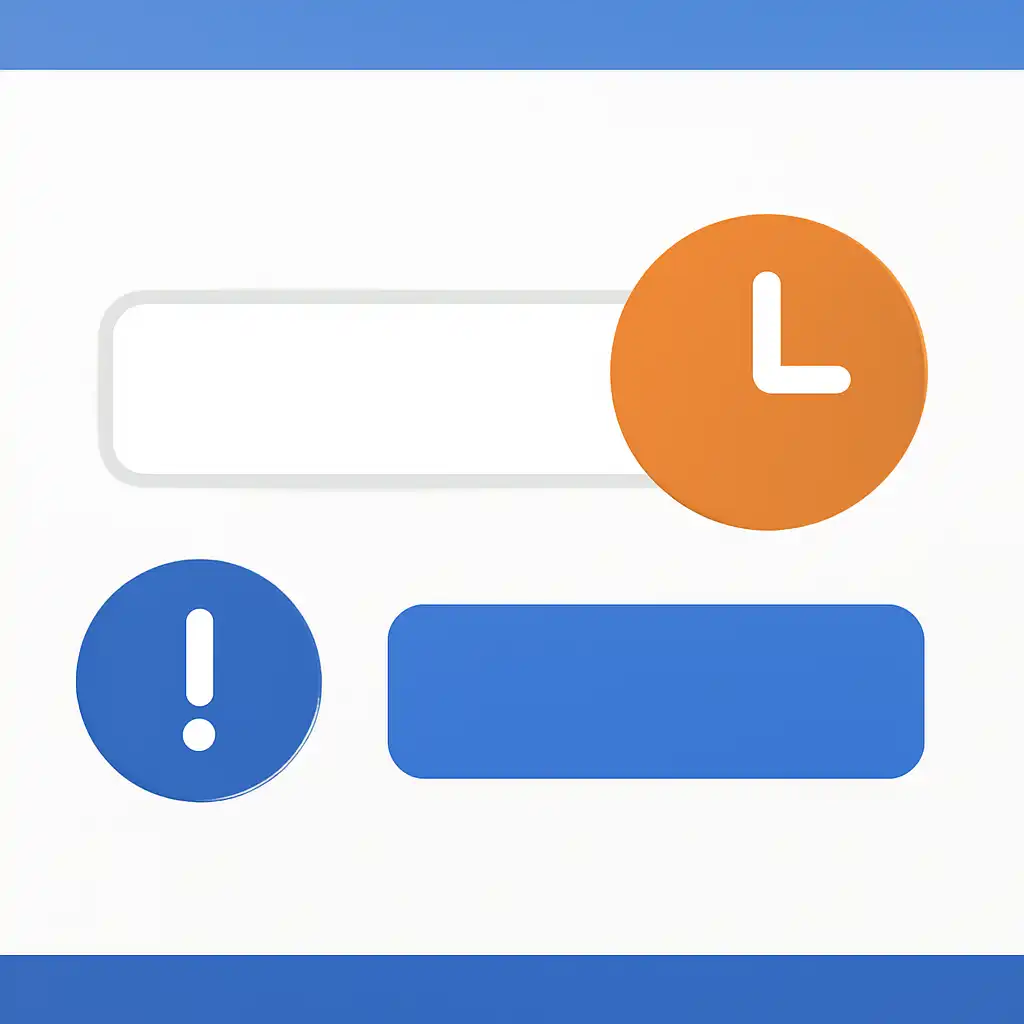 Close-up of button or form field for result publication delays, DPBoss