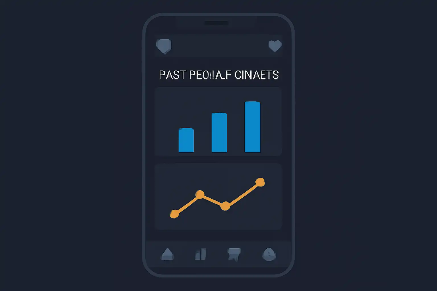 Detail screen: past result charts, mobile screen, DPBoss